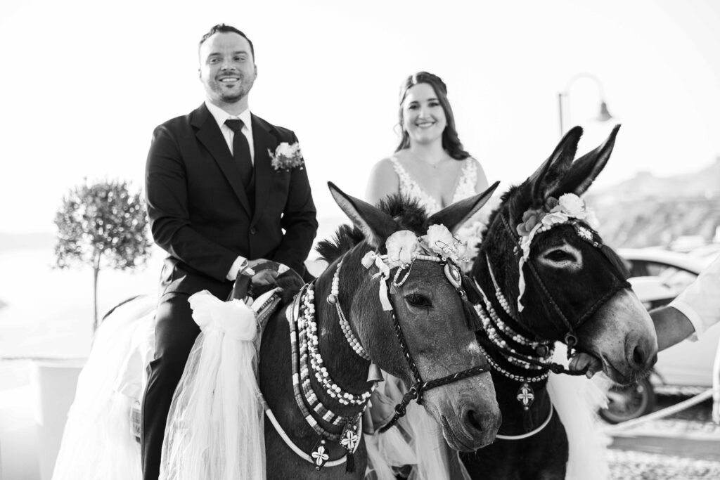 Santorini wedding photo shoot